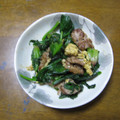 orange_boo's cooksnap of when they made 豚肉とほうれん草のカレー炒め.