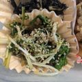庵chai's cooksnap of when they made 水菜の胡麻和え.