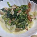 しまじぃ's cooksnap of when they made 長芋・ほうれん草・ベーコンのサラダ.