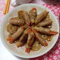 トモの嫁's cooksnap of when they made パプリカとえのきの肉巻き.