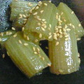 きゃんべる７０３'s cooksnap of when they made 超ー簡単！ふきの油炒め.