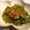 小豆ミルク's cooksnap of when they made ピーマンの胡麻オカカ和え。.