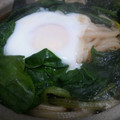 yunoract's cooksnap of when they made ほこほこ♡ほうれん草と大根の鍋焼きうどん.