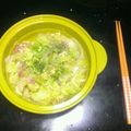 ポテトけんや's cooksnap of when they made 春♪新きゃべつ新玉ねぎ豆乳レンジキッシュ.