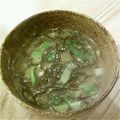 michei's cooksnap of when they made わかめもいいけど！もずくの味噌汁は？.