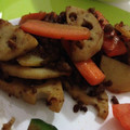 mayu7610's cooksnap of when they made れんこんとひき肉の炒め煮.