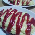 eclat's cooksnap of when they made 豚玉オムレツ.