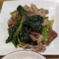 yunkaji's cooksnap of when they made 簡単♪豚バラほうれん草のオイスター炒め.