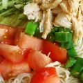 のんしゅがりん's cooksnap of when they made 蒸し鶏サラダそうめん.