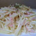 niko2chama's cooksnap of when they made 簡単！じゃが芋とハムのマヨネ－ズ風.