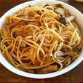 nj1106's cooksnap of when they made きのこの和風スパゲッティ山わさび添え！.