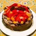 海璃雫's cooksnap of when they made ココアスポンジ♪しっとりふわふわだよ。.