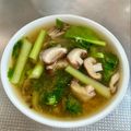 azbjbn's cooksnap of when they made 簡単小松菜と椎茸のお味噌汁.