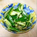 おおばん's cooksnap of when they made 胡瓜のナムル.