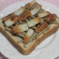 陽翔mam 's cooksnap of when they made 竹輪トースト.