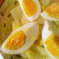 あすももん's cooksnap of when they made キャベツとゆで卵の蒸しサラダ.