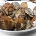 べんきょ～'s cooksnap of when they made あさりと鶏肉のガーリックバター醤油炒め♪.