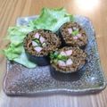 みにみまこ's cooksnap of when they made お弁当のおかずに♪焼そば海苔巻き.