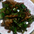 単！！'s cooksnap of when they made ピーマンと豚肉のみそ炒め(⌒‐⌒).