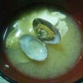 ぉゅきっち's cooksnap of when they made 漁師ごはん★あさりのお味噌汁.