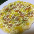 亮ちゃんのご飯☆'s cooksnap of when they made ホワイトソースで簡単！グラタンピザ。.