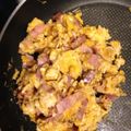 1988．ゆり's cooksnap of when they made ベーコン＆エッグ.