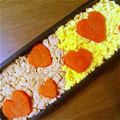 ひめる＠魔女見習い's cooksnap of when they made お弁当に♥型がなくてもハートにんじん♥.