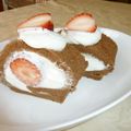 matiyo's cooksnap of when they made 苺のココアロールケーキ♪.