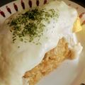かぉりん0729's cooksnap of when they made カレーピラフのオムライス～クリームソース.