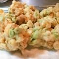 hime犬's cooksnap of when they made おいし～*ベビーホタテとコーンのかき揚げ.
