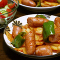 まよたまちゃん's cooksnap of when they made ソーセージとじゃが芋のBBQ炒め.