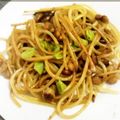 meff's cooksnap of when they made 和風じゃない！　バジル納豆パスタっ♪.