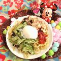 みなみんくっきんぐ's cooksnap of when they made 温泉卵の混ぜ麺.