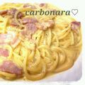 imamisaki's cooksnap of when they made 失敗なし！簡単カルボナーラ♡.