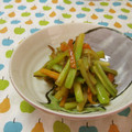 赤い電話's cooksnap of when they made ﾌﾞﾛｯｺﾘｰの茎で☆中華風炒め☆.
