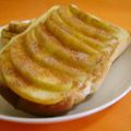 れいさやママ's cooksnap of when they made 朝にパパッと！りんごトースト.