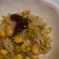 ちょんこ's cooksnap of when they made ミックスビーンズとモヤシのピリ辛サラダ.