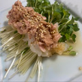 にゃつめ〜's cooksnap of when they made 痩せおつまみ＊和風ツナおろしカイワレ.