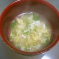 めい太＆ぽこ太's cooksnap of when they made かき玉汁.