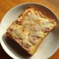 えんじぇる5's cooksnap of when they made 朝パンはてっとり早くベーコントースト！.