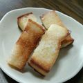 yudondon's cooksnap of when they made 食パン救済☆お手軽ラスク.