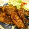 cocoりえ's cooksnap of when they made 居酒屋気分♡手羽先の一味焼き.
