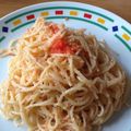 knoflook's cooksnap of when they made 簡単激うま＾＾明太マヨパスタ★.