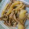 GordonPark's cooksnap of when they made かなるンちの塩麹牛肉とこんにゃくのおかず.
