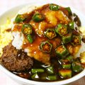 ゆみにゃむ's cooksnap of when they made おくらとおろしあんかけの満足かつ丼.