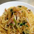 55ともちん's cooksnap of when they made バター醤油♪和風スパゲティ.