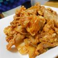 Ｋazu's cooksnap of when they made 豚キムチの半熟卵とじ.