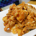 Ｋazu's cooksnap of when they made 豚キムチの半熟卵とじ.