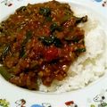 ハミオ's cooksnap of when they made ほうれん草のカレー.