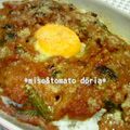 IYORAN's cooksnap of when they made モツ煮リメイク！味噌トマトドリア☆.